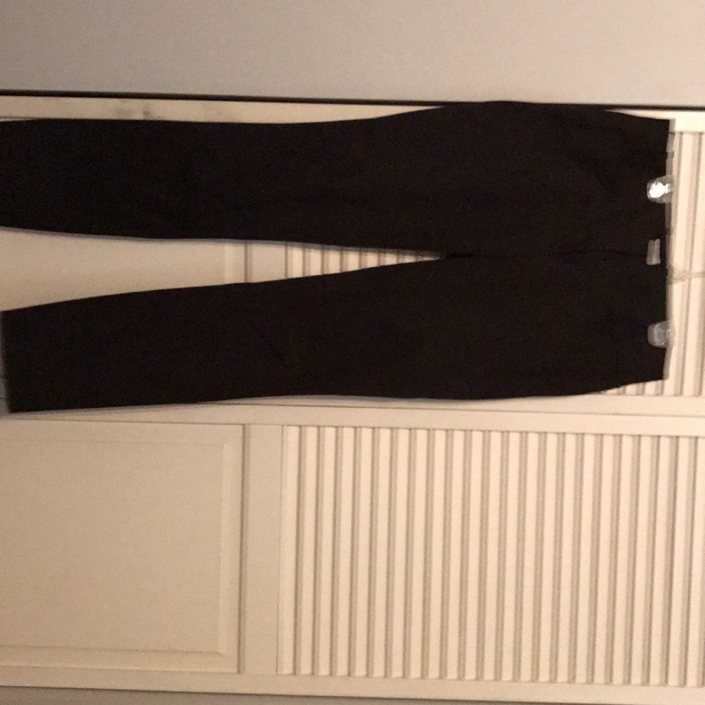 J Crew black trousers size 4R stretch
